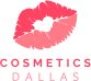 Cosmetics Dallas Logo (Lips) with the words Cosmetics Dallas.